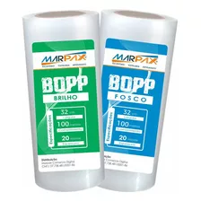 Kit Bopp Brilho + Fosco A3 32cm X 100m Marpax 02un