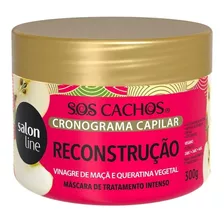 Mascara Reconstrução Cronograma Capilar Sos Salon Line 300g