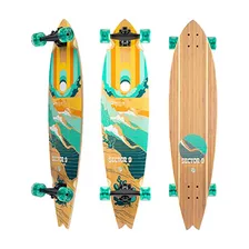 Longboard Completo Offshore Baja Bamboo Cola De Golondr...