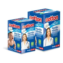 Algodão Hidrófilo Cotton Line - Kit C/60 - 25g