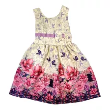 Vestido Infantil Promoção Florido Floral Liquidação