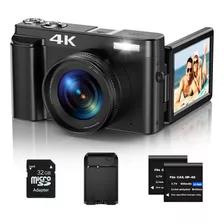 Cmara De Vlogging, Cmara Digital 4k De 48 Mp Para Fotografa