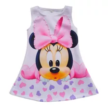 Vestido Para Niñas De Minnie Mouse - Cs