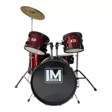 Bateria Acustica Lmdrums 5 Piezas C/platillos Varios Colores