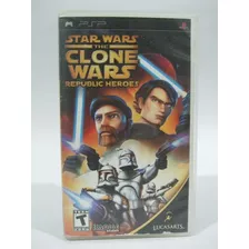 Star Wars The Clone Wars Republic Heroes Psp