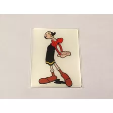 Adesivo Resinado Olívia Palito (popeye) 9x7 Cm