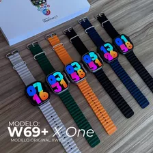Relógio Smartwatch W69+ X One Tela Amoled - 2024