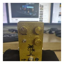 Pedal De Efeito Zen Effects Clean Overdrive Mg Sparkle Gold