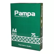 Resma Papel Pampa A4 75gr 500 Hojas Blanco