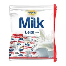 Bala Leite Milk Cremosa Pocket Pacote Com 500gr