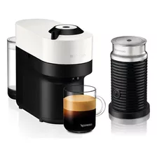 Cafetera Nespresso Vertuo Pop Con Espumador De Leche Blanco