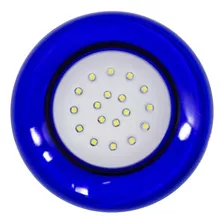 2x Luminária Piscina Led Ø125mm Azul 18w Luz 6500k St1077