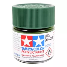 Tinta Acrílica Mini Xf-26 Verde Escuro 10 Ml - Tamiya 81726