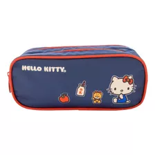 Estojo Escolar Xeryus T01 11335 Cor Azul Hello Kitty