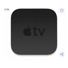 Apple Tv A1469 3a Geração- Full Hd 8gb Preto Sem Controle