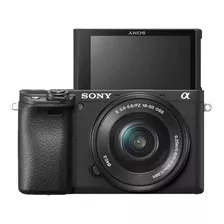 Câmera Sony A6400 Mirrorless Com Lente 16-50mm / Ilce-6400l/