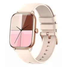 Smartwatch Colmi Serie C C61 1.9 Caixa De Liga De Zinco Dourada, Pulseira Rosa