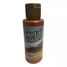 Tinta Acrílica Metal Colors Cobre - 534 - Acrilex - 60ml