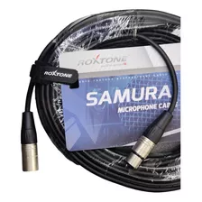 Cable Xlr A Xlr 20 Mts Roxtone Balanceado Smxx200l20