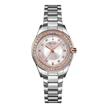 Relógios De Moda Skmei Luxury Diamond Quartz
