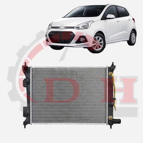 Radiador Hyundai I10 1.2 Bencina Automtico 2013-2018 /1r Foto 2