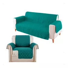 Cubre Sillón Sofá Funda De 1 Y 3 Cuerpos Protector - Otec