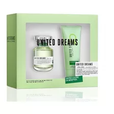 Perfume Benetton United Dreams Live Free Edt 50ml Y Crema Ub