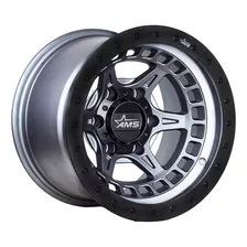 Llantas 15x10 6x139.7 Et-44 Ams Matte Gun /matte Black River