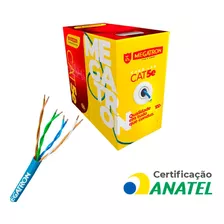 Cabo De Rede Lan Internet Cat5e 20 Metros Crimpado Pronto Cor Azul