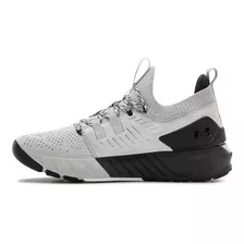 Tênis Underarmour Ua Project Rock 3 Cor:cinza/gelo/branco