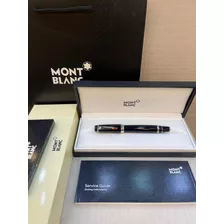 Caneta Montblanc Boheme Preta Pratiada Com Caixa E Sacola