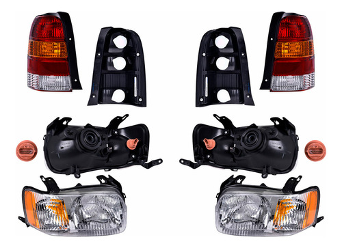 Set Calaveras + Faros Depo Ford Escape 2001-2004 Foto 2