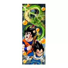 Adesivo Decorativo De Porta Dragon Ball Goku (cod.dgg9)