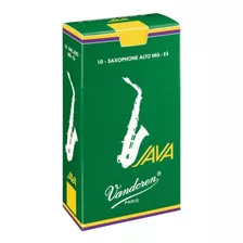 Kit 5 Palheta Vandoren Java Verde Sax Alto 1.5 / 2 / 2.5 / 3