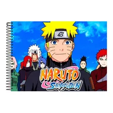 Caderno De Desenho Personalizado 48 Fls Naruto Shippuden