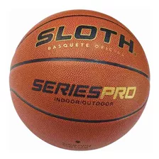 Bola De Basquete Sloth Couro Profissional Series Pro