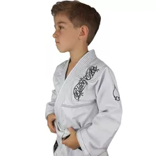 Kimono Infantil Trançado Black Ace Player - Branco