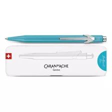 Bolígrafo Caran D'ache 849 Clormat-x Turquesa Ca0849.681 Ts