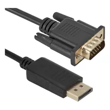 Cabo Adaptador Displayport X Vga De 1,80 Metros