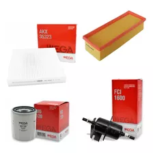 Kit X4 Filtros Fiat Uno Way 1.4 8v Fire Evo 10/ Wega