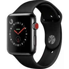 Vitrine Apple Watch 3 42mm Cinza Preto Garantia Brindes S3