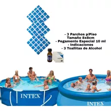 Kit 3 Parches Parchos P/ Piso De Piscinas Intex Bestway 