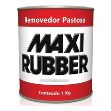 Removedor De Tinta Pastoso Maxi Rubber 1kg