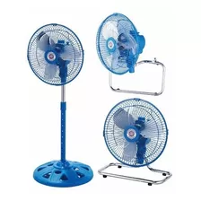 Ventilador Suzika Metálico Oscilante 3 En 1 - 10 220v Azul