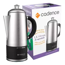 Cafeteira Elétrica Cadence Gran Italiana Aço Inox 1,5l Nfe