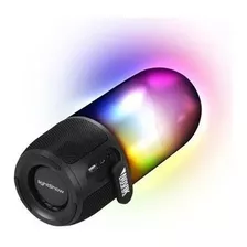  Parlante Novik Port.lightshow Bluetooth | Luces Color Negro