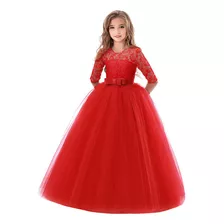 Vestido Para Meninas, Saia Tutu De Manga Comprida, Vestido D