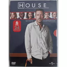 Box Dvd Série House - Quinta Temporada Completa Novo Lacrado