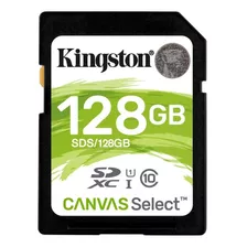 Tarjeta De Memoria Kingston Sds2 Canvas Select 128gb