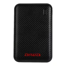 Power Bank Aiwa Cargador Portatil Usb Universal Paw-68 Color Negro